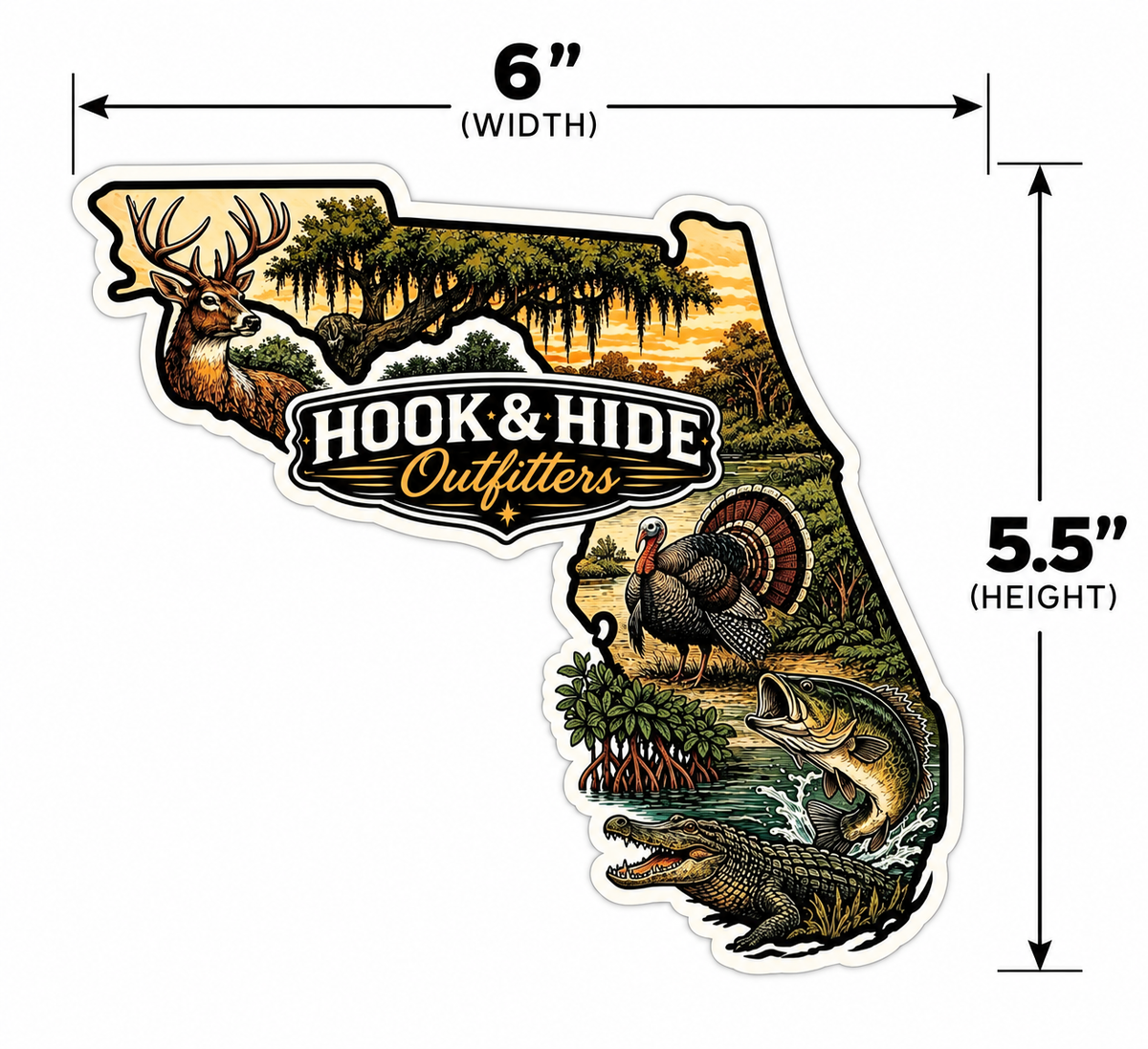 Florida Wildlands Transfer Sticker