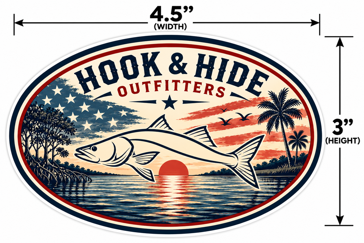 Backcountry Snook Sticker